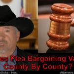 Do the different counties plea bargain differently?