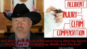 What time commitment should my attorney give to my injury lawsuit?
