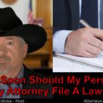 How soon after my injury should we file a personal injury lawsuit?